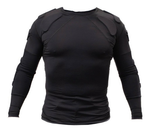 Blusa Segunda Pele Masculina Hlx Com Proteção Preta