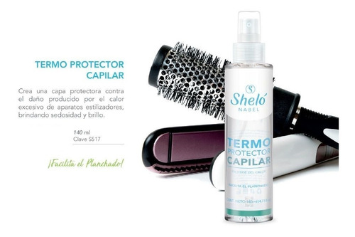 Imagen 2 de 2 de Termo Protector Capilar Para Cabello A Planchar O Rizar