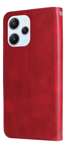 Capa Carteira De Couro Com Zíper Para Xiaomi Redmi
