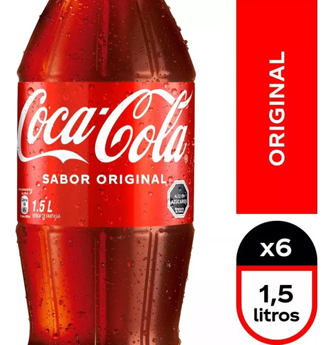 Coca Cola Original 1.5 L Pack 6 Botellas