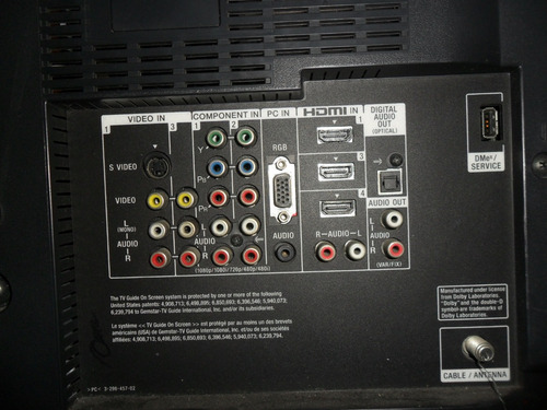 Tv. Sony Modelo Kdl-37xbr6 Para Reparar O Repuesto