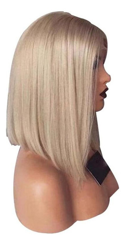 Pelucas Cortas, Corte De Pelo Bob, Mujer, Pelo Liso, Rubio,