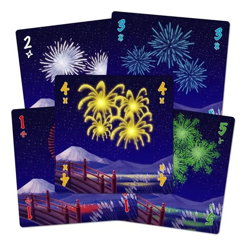 Juego De Mesa Hanabi Juego De Cartas Para Adultos Y Niños