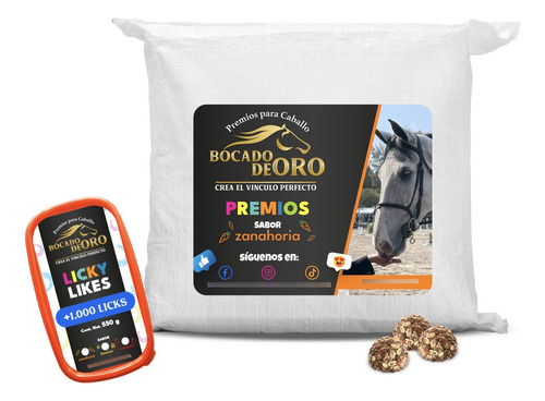 Premios Caballo Bocado De Oro Combo Zanahoria