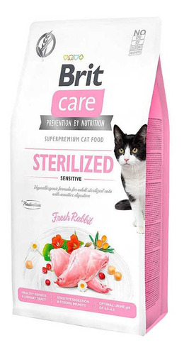 Alimento Para Gatos Brit Care Sterilized Sensitive 2kg 