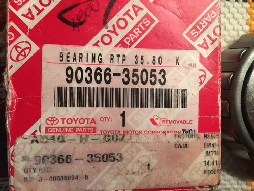 Rolinera Toyota Eje Salida Tranfer Samurai 90366-35053