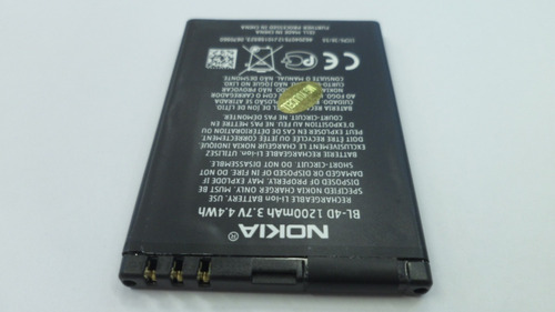 Imagen 6 de 7 de Bateria Original Nokia Bl-4d 3.7v 1200mah (2014) Oz4563