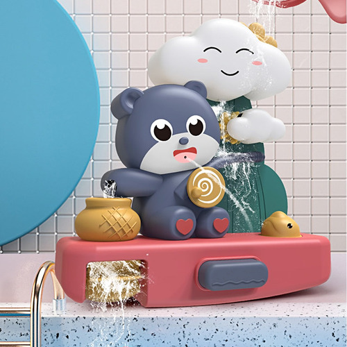 Juguetes Juego De Oso Acuático Baño Para Bebé Juego De 3pz