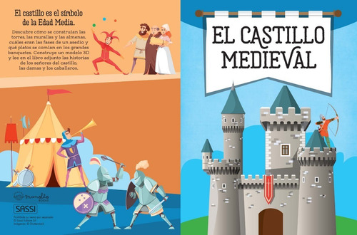 El Castillo Medieval 3d Col. Cartón 3d. Libro+maqueta