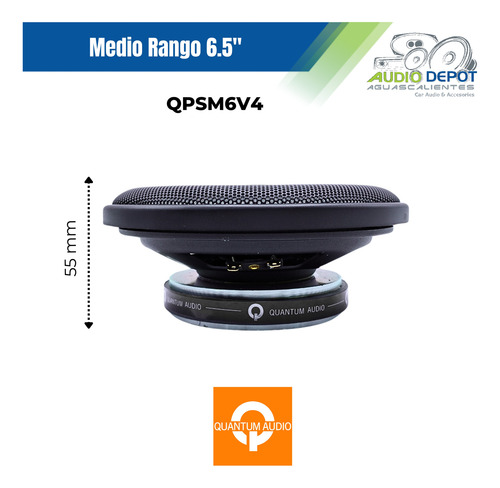 Medio Rango De 6 PuLG 175w Quantum Qpsm6v4 #1 Pz