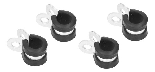 Abrazadera De Goma Tipo R, 20 Piezas, De Acero Inoxidable, D