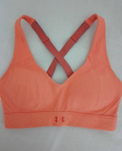 Top Corpiño Deportivo Under Armour Coral Lisa S (Usado)