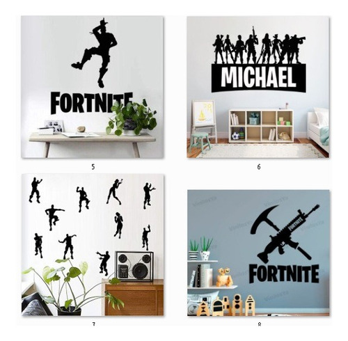 Calcomanias O Vinilos Decorativos Fortnite