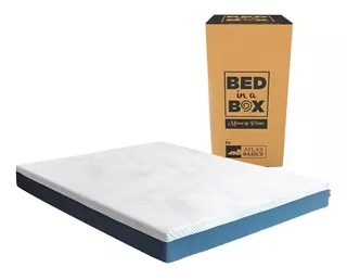 Colchón King Size De Memory Foam Atlas Basics Bed In A Box