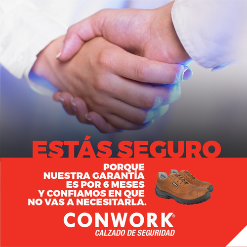 Imagen 10 de 10 de Calzado De Seguridad Conwork Línea Ergon 103za Titan Camel