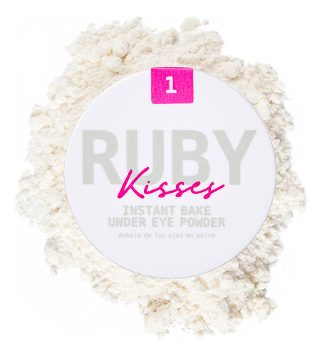 Base de maquillaje en polvo Ruby Kisses Ruby Kisses Polvo Sellador para contorno de ojos RUP01 Ruby Kisses Polvo Sellador para Contorno de Ojos  Traslucido Ruby Kisses Polvo Sellador Para Contorno De Ojos tono traslúcido - 20mL 3.5g