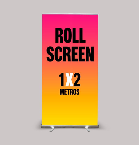 Roll Screen Standard - 1 X 2 Metros