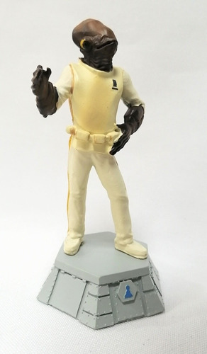 Figura Plomo, Ajedrez Star Wars Peón Blanco Almirante Ackbar