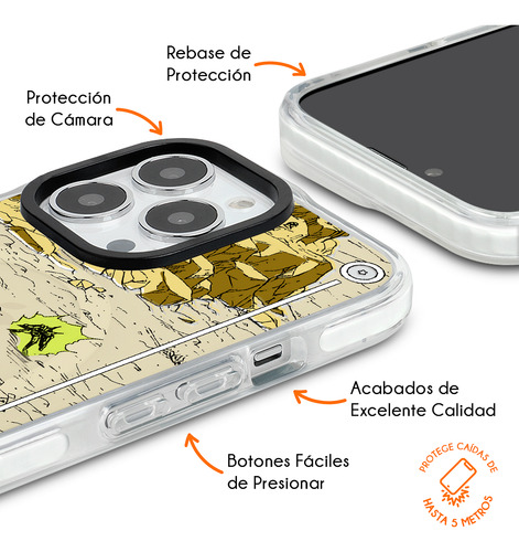 Funda Para iPhone Magsafe Dragon Ball Z Goku Cell Antigolpes