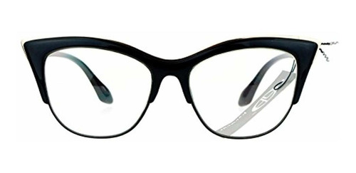 Gafas De Sol Tema Gato Semi-rimless Puntiagudo