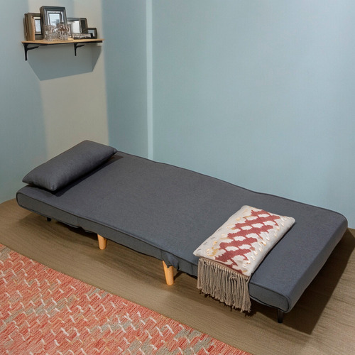 Sofá Cama Individual Sillon Reclinable Comodo Moderno Lino