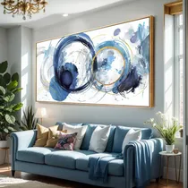Comprar Arte Para Pared, Pinturas De Arte Abstracto, Fantasia Azul, 