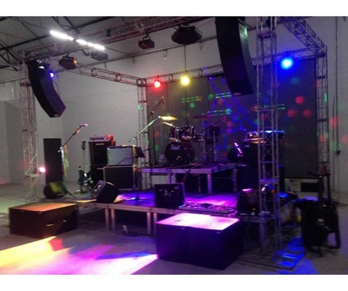 Caixa Ativa Line Array Estereo 6 Caixas Pa Amplificado 7200w