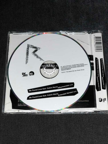 Cd Single Rihanna We Found Love Importado Europeu Raro.