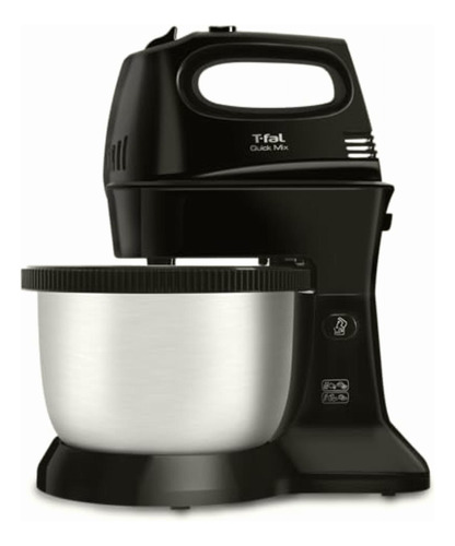 Batidora De Pedestal T-fal Quick Mix Negra 5 Velocidades, 2