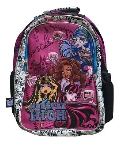 Mochila Monster High De Espalda 16 Pulgadas Original Cresko