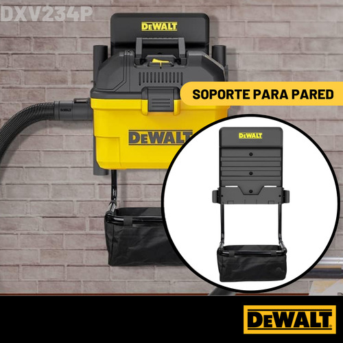 Aspiradora Dxv23g Remoto Solidos Y Liquidos 23 Lts Dewalt