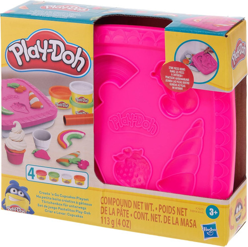 Hasbro Masas Set De Juego Pastelitos Cupcakes Play Doh 