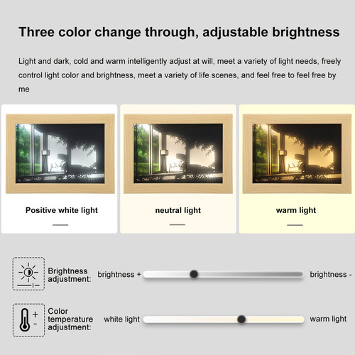 Cuadro Decorativo De Cabecera Con Pintura Con Luz Led