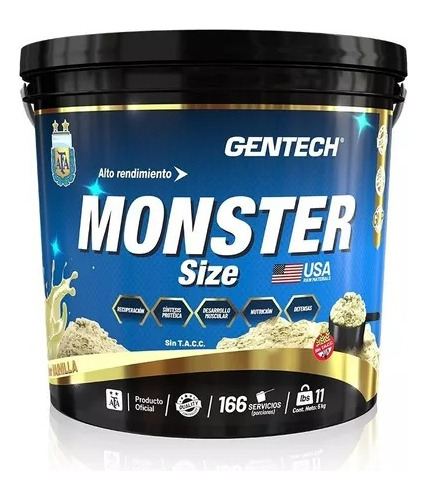 Whey Protein Monster Size Gentech 5kg