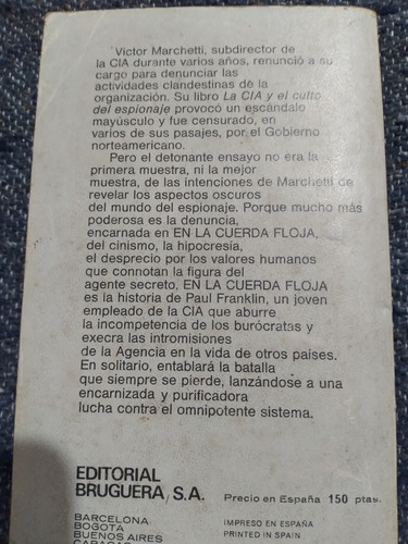 Victor Marchetti: En La Cuerda Floja (Usado)