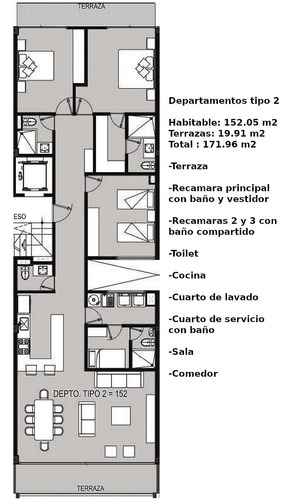 Imagen 15 de 23 de Departamento Nuevo En Arquimedes Polanco Miguel Hidalgo 902