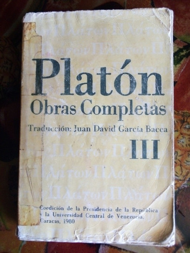 Platon Obras Completas Iii