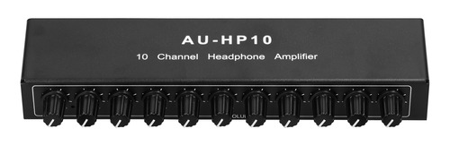 Amplificador Audífonos Estéreo 10 Salidas Distribuidor Aud