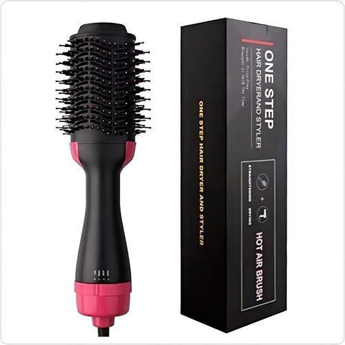 Escova Secadora Profissional Seca Alisa E Modela Cabelo