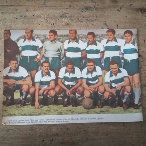 Recortes Gimnasia Lp Equipo 1945 Chiarini Manceda Otro