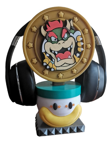 Soporte Para Audífonos Bowser Mario Bros