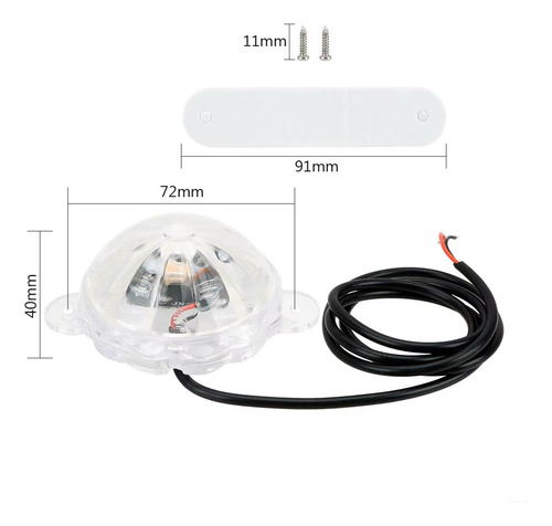 Luz Lampara Led Rgb De Chasis Decorativa Tuning Moto Auto