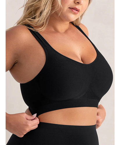 A Sujetador Moldeador Cómodo De Talla Grande Para Mujer