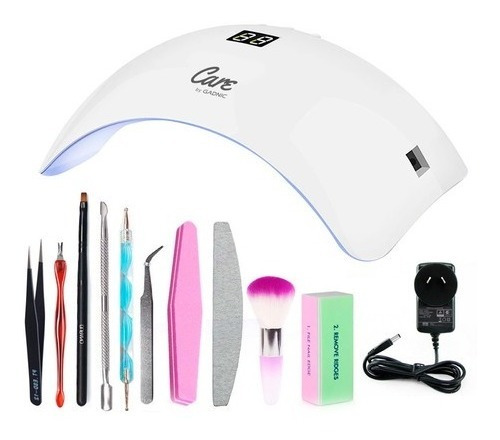 Lampara Uv Led Uñas Semipermanentes Gelificadas Gadnic S8000