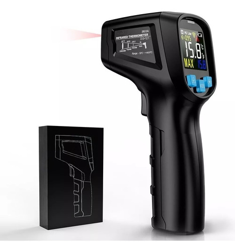 Pistola De Temperatura Láser Infrarrojo Digital Mestek Ir01