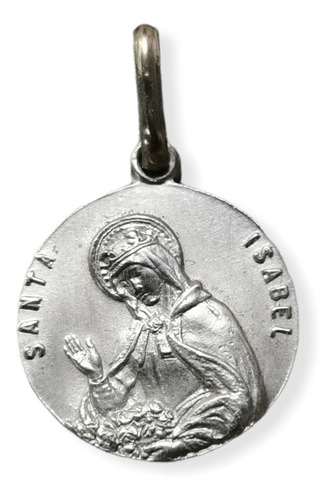 Medalla Plata 925 Santa Isabel #328 (medallas Nava) 