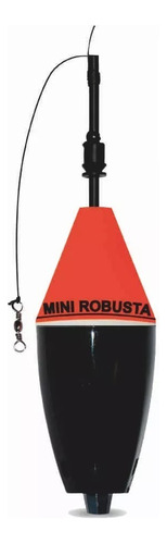 Bóia Cevadeira Mini Robusta 28gr Copo Preto Jr Pesca Cor Vermelho