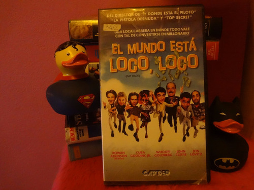 El Mundo Esta Loco Loco  Rat Race - Rowan Atkinson Vhs