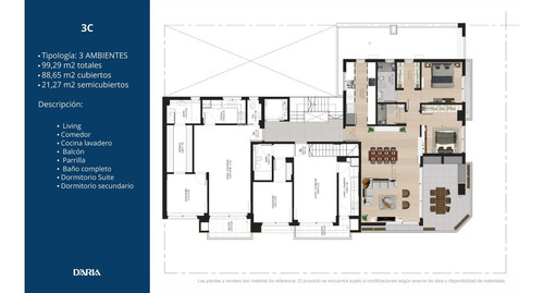 Venta Departamento 3 Ambientes En San Isidro Muy Luminoso
