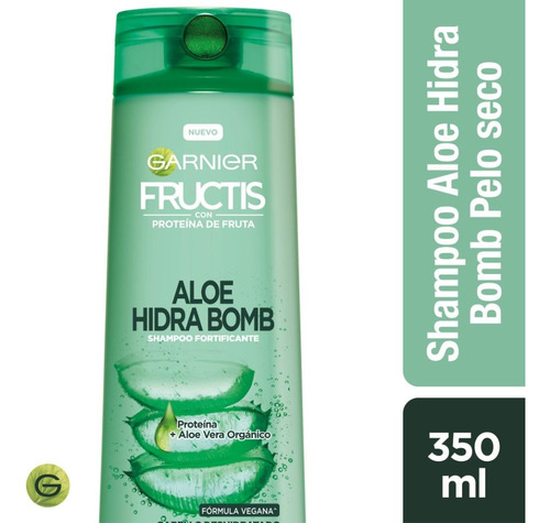 Fructis Shampo Aloe Hidra Bomb Cabello Deshidratado 350 Ml